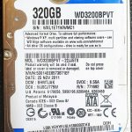 WD 3200BPVT-22JJ5T0 xxxTJxxx 25-NOV-2011