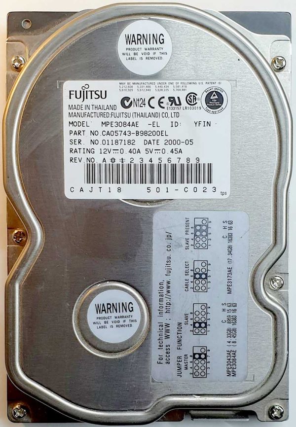Fujitsu MPE3084AE May 2000