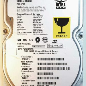 Hard drive Seagate ST320414A 7ECxx