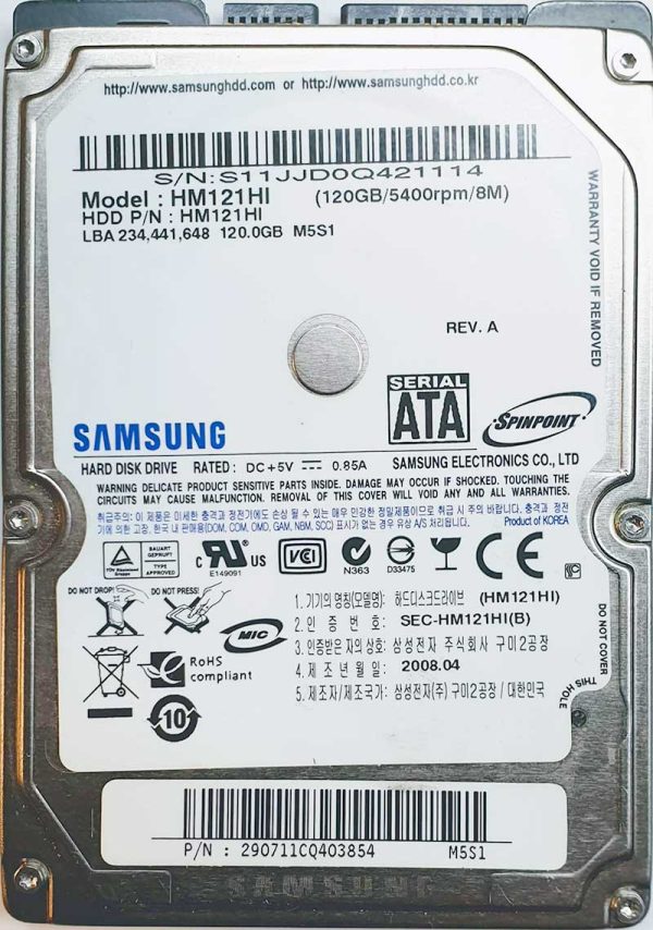 Samsung HM121HI Apr 2008