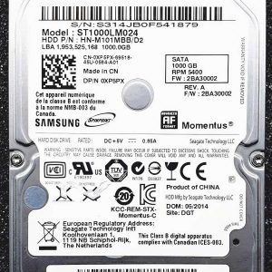 Samsung ST1000LM024 HN-M101MBB MAY-2014