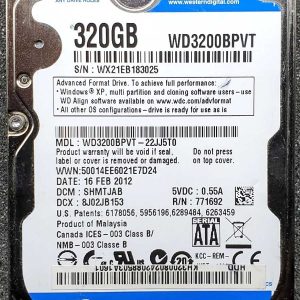 WD 3200BPVT-22JJ5T0 xxxTJxxx 16-FEB-2012