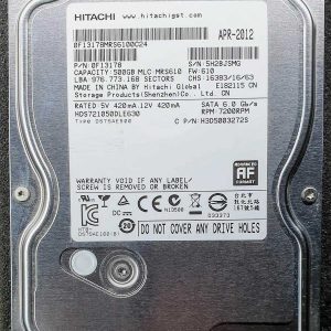 Hitachi HDS721050DLE630 APR-2012 MSKE235H2BJSMG