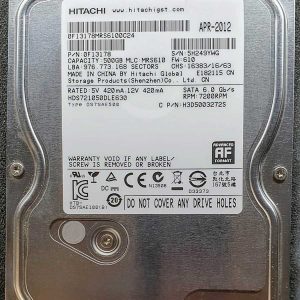 Hitachi HDS721050DLE630 MSKE235H249YWG APR-2012