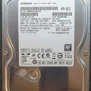 Hitachi HDS721050DLE630 MSKE235H2BK9RG APR-2012