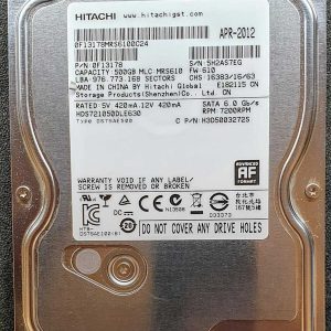 Hitachi HDS721050DLE630 5H2AS7EG APR-2012
