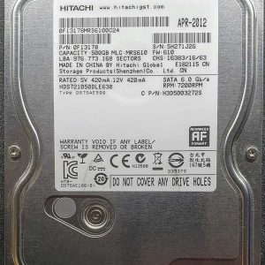 Hitachi HDS721050DLE630 5H271J2G APR-2012