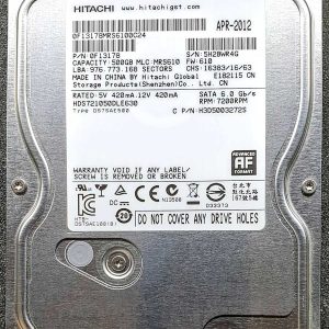 Hitachi HDS721050DLE630 5H2BWR4G APR-2012
