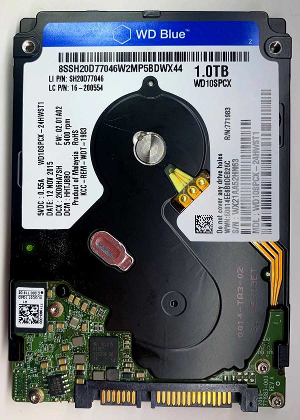 WD 10SPCX-24HWST1 xxxTJxxx 12-NOV-2015