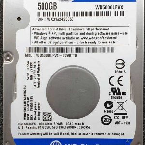 WD 5000LPVX-22V0TT0 xxxT2xxx 25-FEB-2014