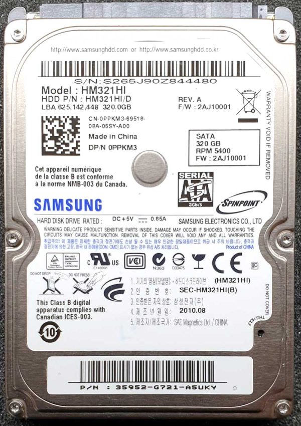 Samsung HM321HI AUG-2010