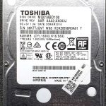 Toshiba MQ01ABD100 HDKBB96R0A01 20-MAR-2016