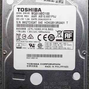 Toshiba MQ01ABD100 HDKGB13R2A01 26-AUG-2016