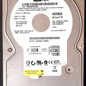 WD 2500JB-00REA0 xxxTJxxx 05-NOV-2006