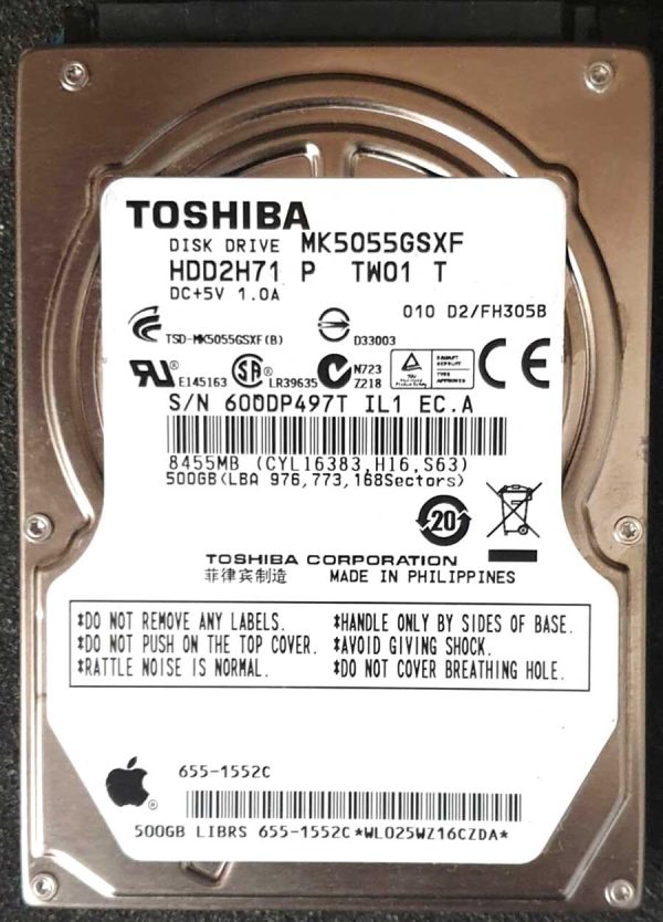 Toshiba MK5055GSXF HDD2H71