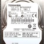 Toshiba MK5065GSXF HDD2L13 10-SEP-2012