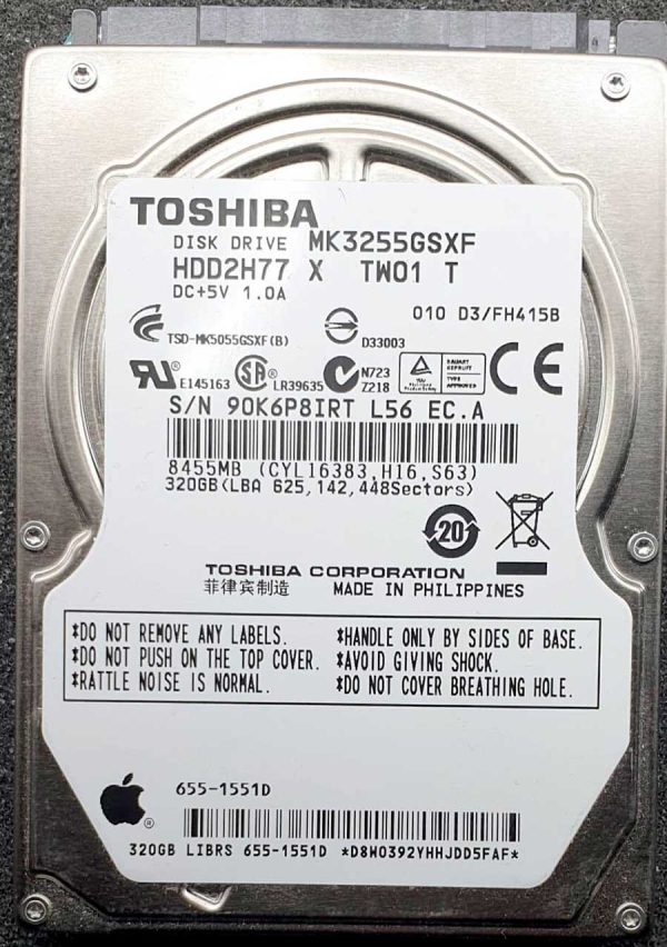 Toshiba MK3255GSXF HDD2H77