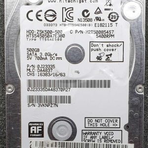 Hitachi HTS545050A7E380 DA4837 21-JUL-2012