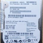 WD 1600BEVS-22RST0 xxxTJxxx 03-OCT-2007