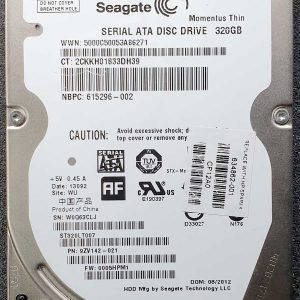 Seagate ST320LT007-9ZV142 W0Qxxx AUG-2018