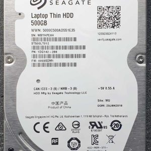 Seagate ST500LT012-1DG142 WBYxxx 29-JAN-2018