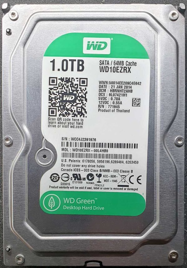 WD 10EZRX-00L4HB0 xxxT2xxx 21-JAN-2014