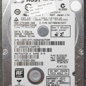 HGST HTS725050A7E630 DA5302 MAY-2013