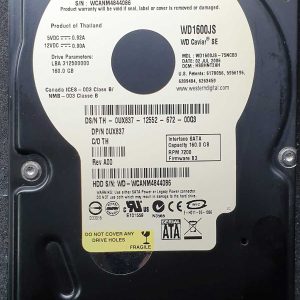 WD 1600JS-75NCB3 xxxT2xxx 02-JUL-2006