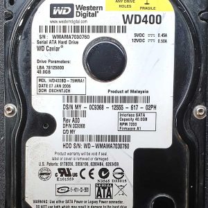 WD 400BD-75MRA1 xxxTJxxx 07-JAN-2006