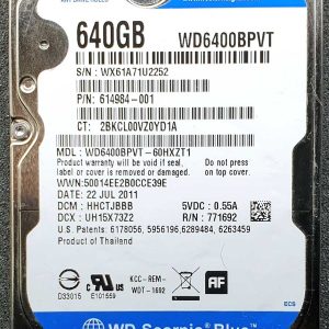 WD 6400BPVT-60HXZT1 xxxTJxxx 22-JUL-2011