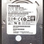 Toshiba MQ01ABF050 HDKCB06E3A01 27-JAN-2014