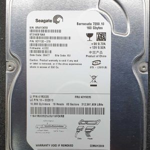 Seagate ST3160815AS 6RAxxx 25-MAY-2009