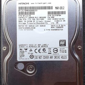 Hitachi HDS721050DLE630 MRS600 MAR-2012