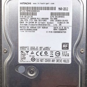 Hitachi HDS721050DLE630 MRS600 MAR-2012