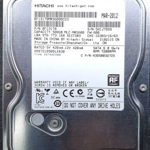 Hitachi HDS721050DLE630 MRS600 MAR-2012