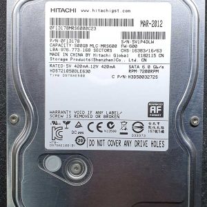 Hitachi HDS721050DLE630 MRS600 MAR-2012