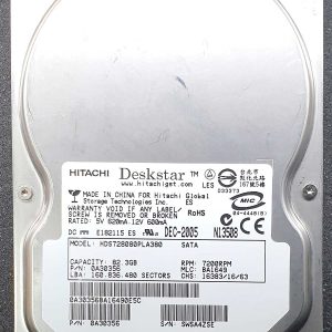 Hitachi HDS728080PLA380 BA1649 DEC-2005