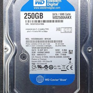WD 2500AAKX-001CA0 xxxTJxxx 15-SEP-2011