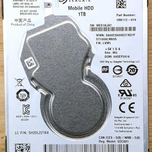 Seagate ST1000LM035-1RK172 WESxxx 09-SEP-2016