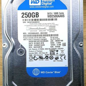 WD 2500AAKS-00UU3A0 xxxTJxxx 03-MAR-2010