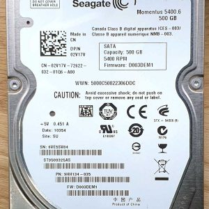 Seagate ST9500325AS 6VExxx 28-FEB-2010