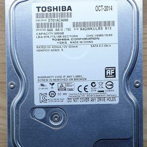 Toshiba DT01ACA050 HDKPC01A0A02 OCT-2014