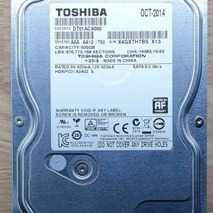 Toshiba DT01ACA050 HDKPC01A0A02 OCT-2014