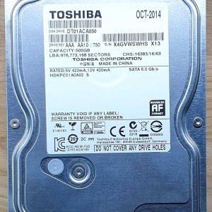 Toshiba DT01ACA050 HDKPC01A0A02 OCT-2014
