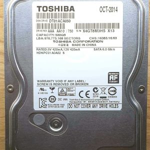 Toshiba DT01ACA050 HDKPC01A0A02 OCT-2014
