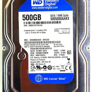 WD 5000AAKX-001CA0 xxxT2xxx 23-MAY-2012