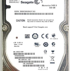 Seagate ST9500325AS 6VExxx 07-SEP-2010