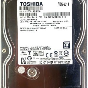Toshiba DT01ACA050 AUG-2014