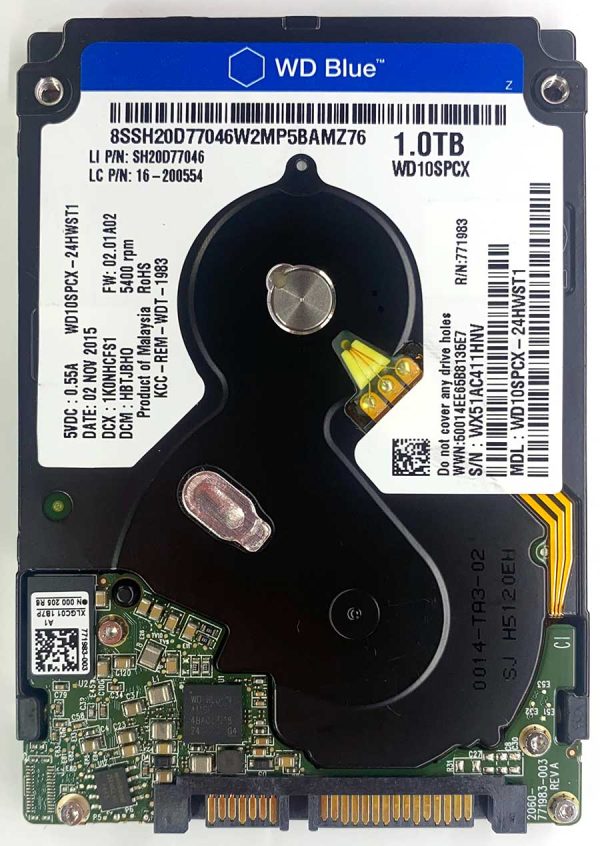 WD 10SPCX-24HWST1 xxxTJxxx 02-NOV-2015