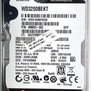 WD 3200BEKT-60V5T1 xxxTJxxx 22-JUL-2010